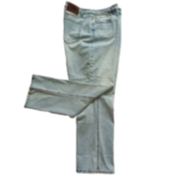 New Frye High Rise Jeans Size 14 Straight Leg Light Wash - Picture 6 of 16